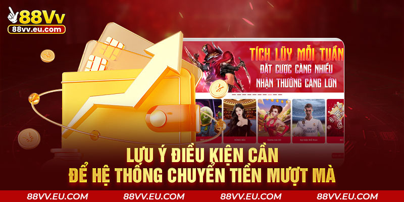 Lưu ý điều kiện cần để hệ thống chuyển tiền mượt mà Lưu ý điều kiện cần để hệ thống chuyển tiền mượt mà