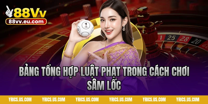Bảng tổng hợp luật phạt trong cách chơi sâm lốc